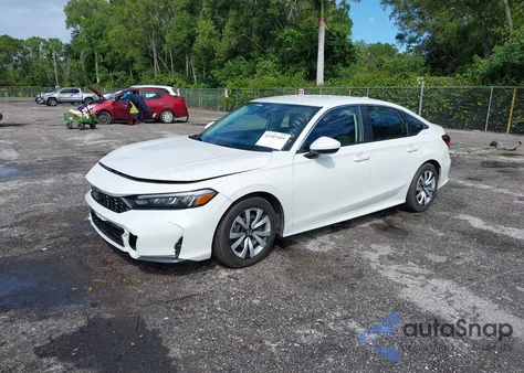 2025 Honda Civic Lx z USA, uszkodzony, nr VIN 2HGFE2F24SH527121